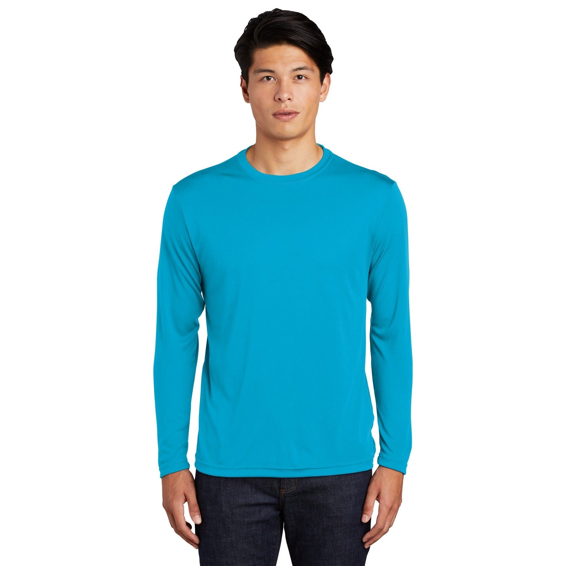 Sport-Tek-Sport-Tek® Long Sleeve PosiCharge® Competitor™ Tee. ST350LS-MedTech-1